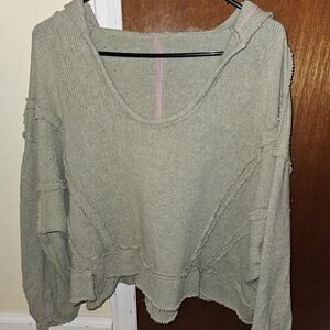 POL Sage Green Sweater